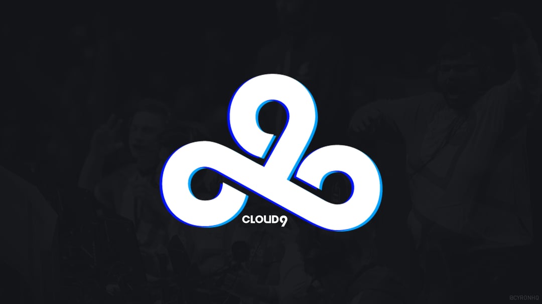 Cloud9 Double-Blue Wallpaper