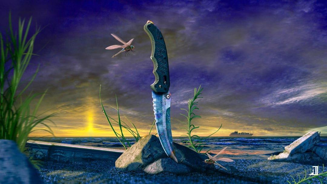 Flip Knife - Case Hardened