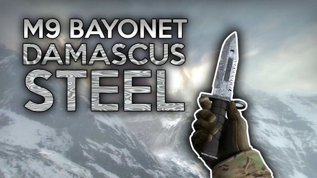 M9 Bayonet Damascus Steel