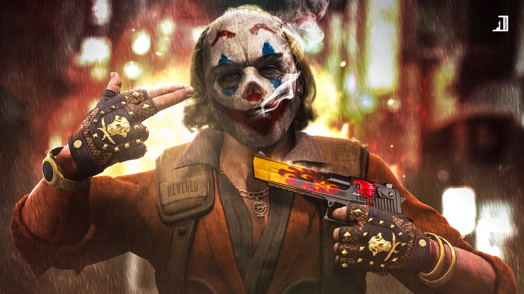 Desert Eagle | Blaze - Joker Style Artwork