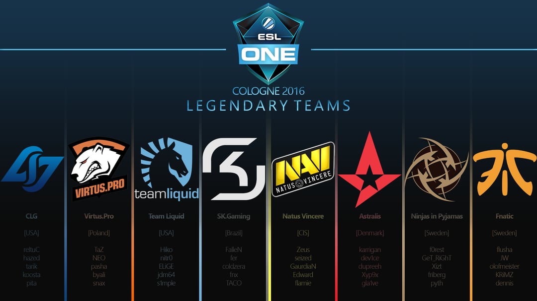 ESL One Cologne 2016 - Legends