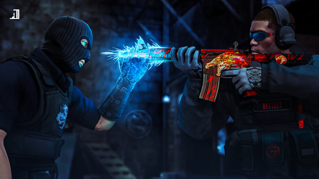M4A4 | Howl - Mortal Kombat
