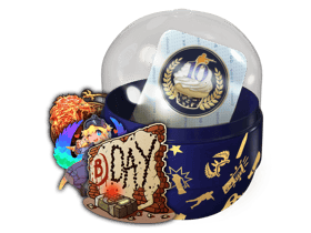 10 Year Birthday Sticker Capsule
