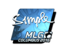 s1mple (Foil) | MLG Columbus 2016