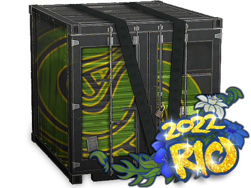 Rio 2022 Storage Unit with Glitter Stickers