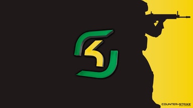 Black with logo - SK Gaming - Yellow