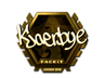Kjaerbye (Gold) | London 2018