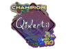 qikert (Glitter, Champion) | Rio 2022